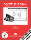 AutoCAD 2011 Tutorial - First Level: 2D Fundamentals small book cover