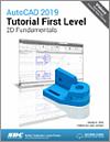 AutoCAD 2019 Tutorial First Level 2D Fundamentals small book cover
