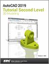 AutoCAD 2019 Tutorial Second Level 3D Modeling small book cover