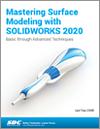 Mastering Surface Modeling with SOLIDWORKS 2020 small book cover