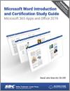 Microsoft Word Introduction and Certification Study Guide small book cover