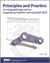 Principles and Practice An Integrated Approach to Engineering Graphics and AutoCAD 2024 small book cover