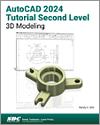 AutoCAD 2024 Tutorial Second Level 3D Modeling small book cover
