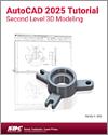 AutoCAD 2025 Tutorial Second Level 3D Modeling small book cover
