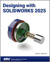 Designing with SOLIDWORKS 2025 small book cover