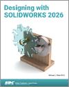 Designing with SOLIDWORKS 2026 small book cover