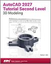 AutoCAD 2027 Tutorial Second Level 3D Modeling small book cover