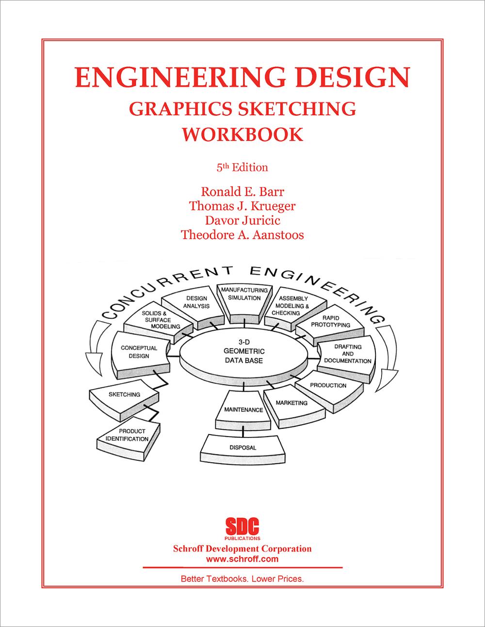 Engineering Design Graphics Sketching Workbook, Book 9781585031672 ...