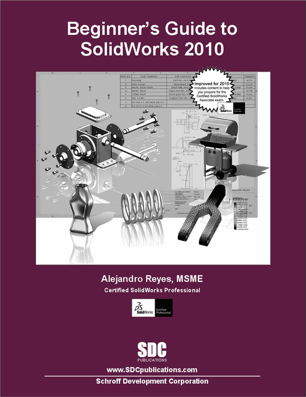 Drawing And Detailing With SolidWorks 2010, Book 9781585035717 - SDC ...