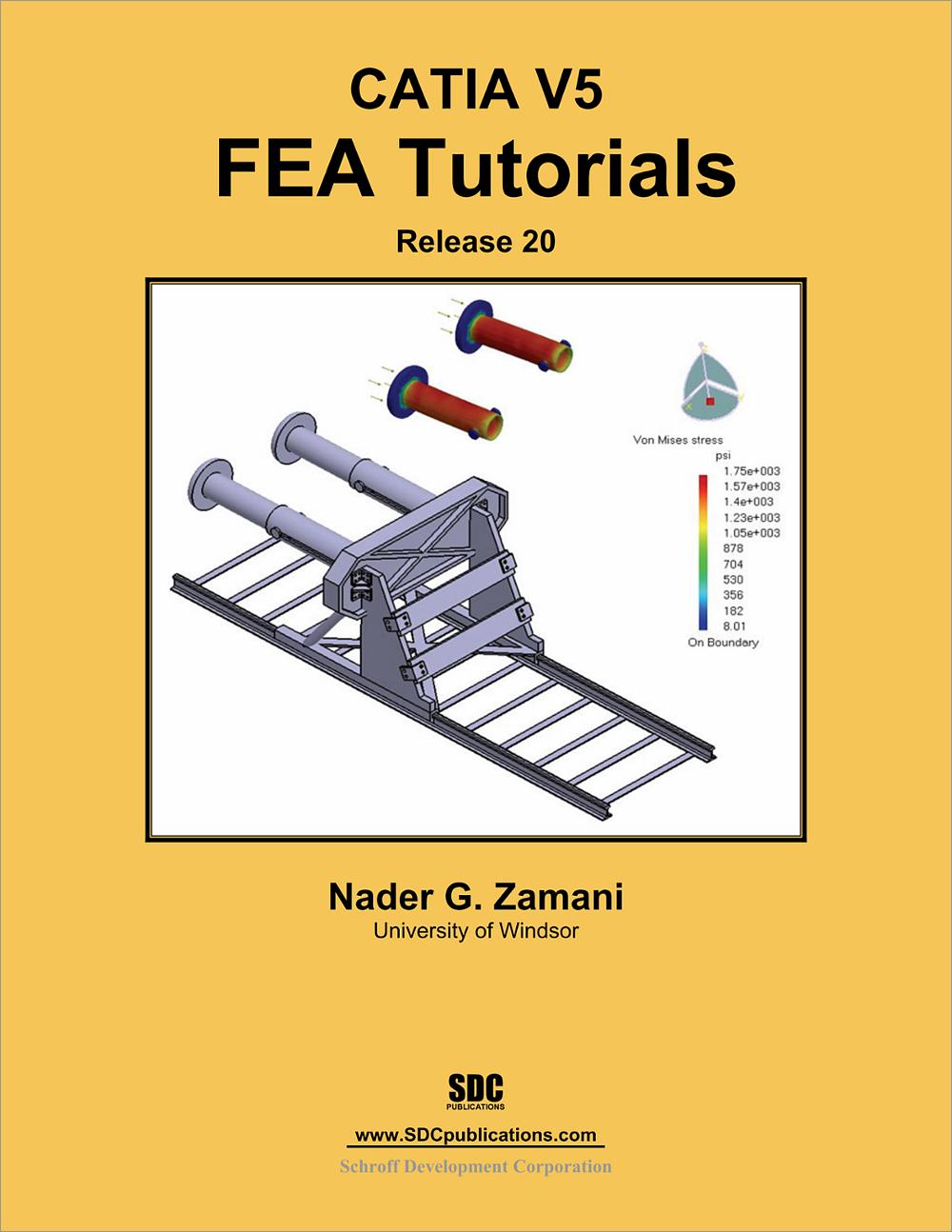 CATIA V5 FEA Tutorials Release 20, Book 9781585036547 - SDC Publications