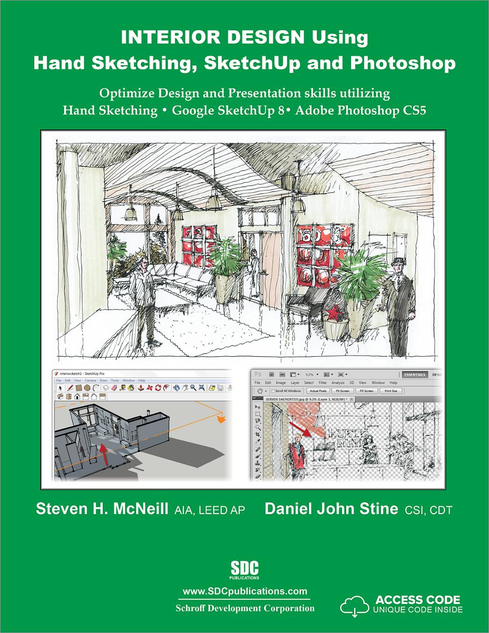 SketchUp 8 for Interior Designers, Book 9781585038169 - SDC Publications
