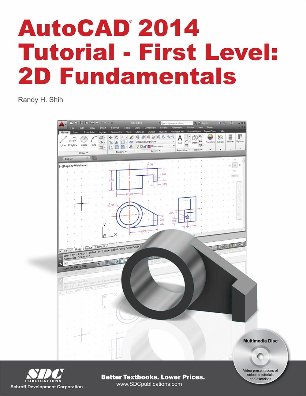 AutoCAD 2014 Tutorial First Level 2D Fundamentals, Book