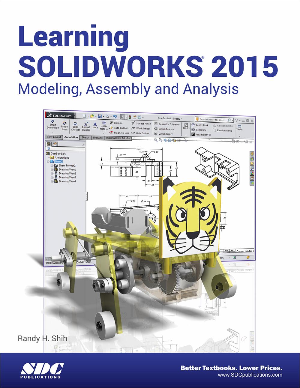 SolidWorks 2015 Tutorial With Video Instruction, Book 9781585039241 ...