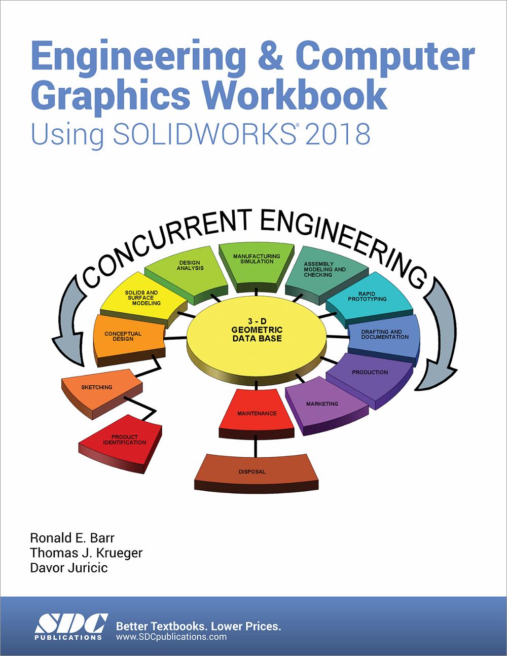 Engineering & Computer Graphics Workbook Using SOLIDWORKS 2018, Book