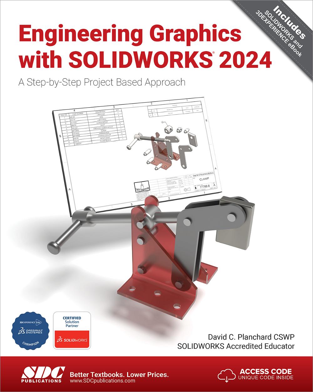 Engineering Graphics with SOLIDWORKS 2024, Book 9781630576271 SDC