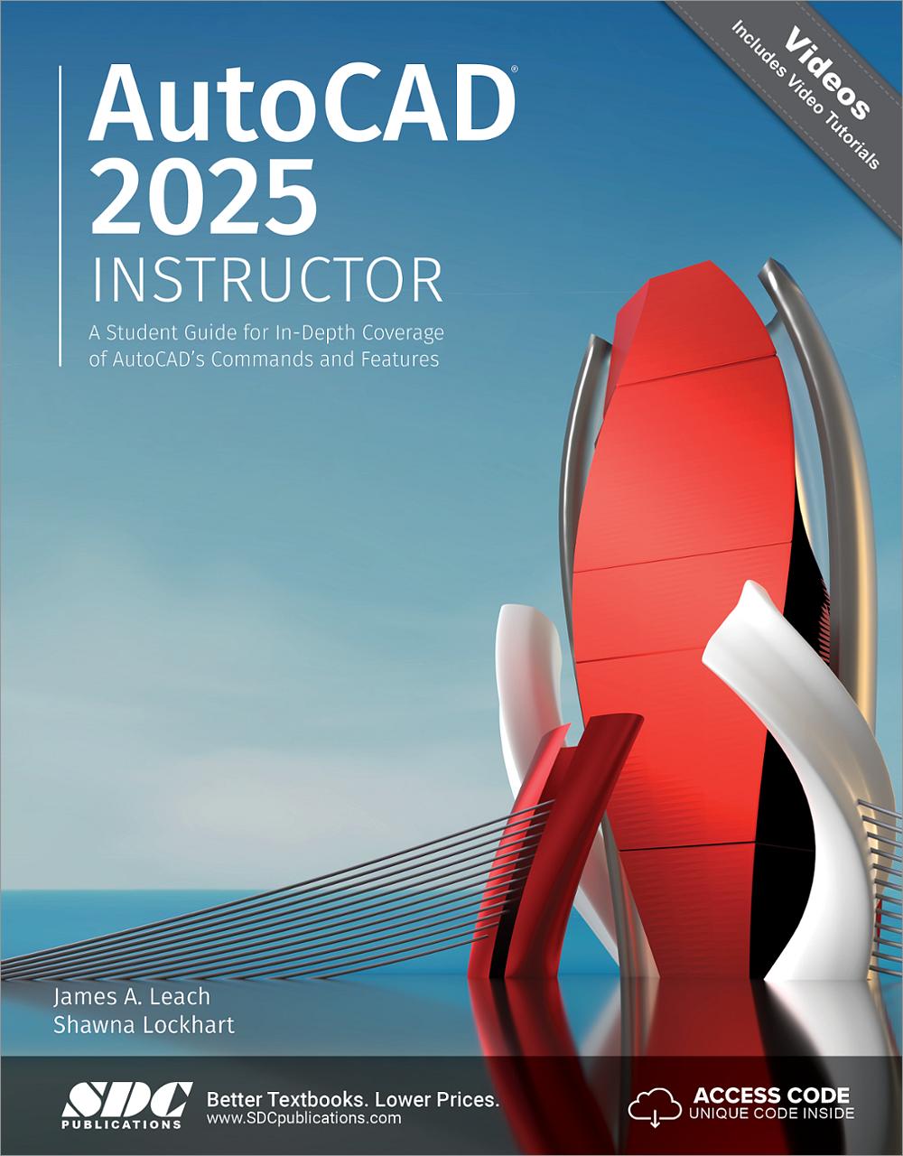 Tutorial Guide to AutoCAD 2025, Book 9781630576677 SDC Publications