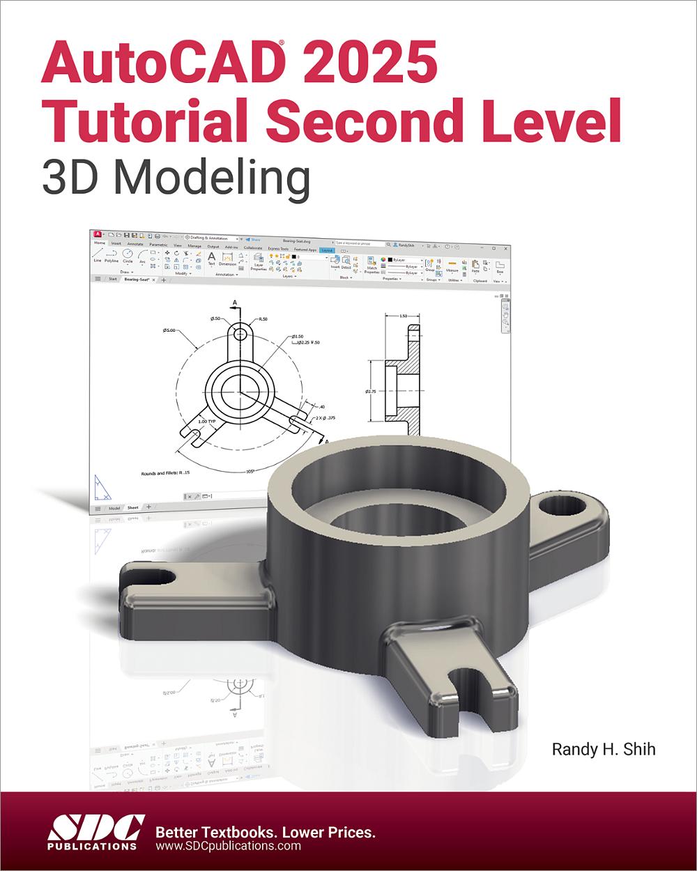 Tutorial Guide to AutoCAD 2025, Book 9781630576677 SDC Publications