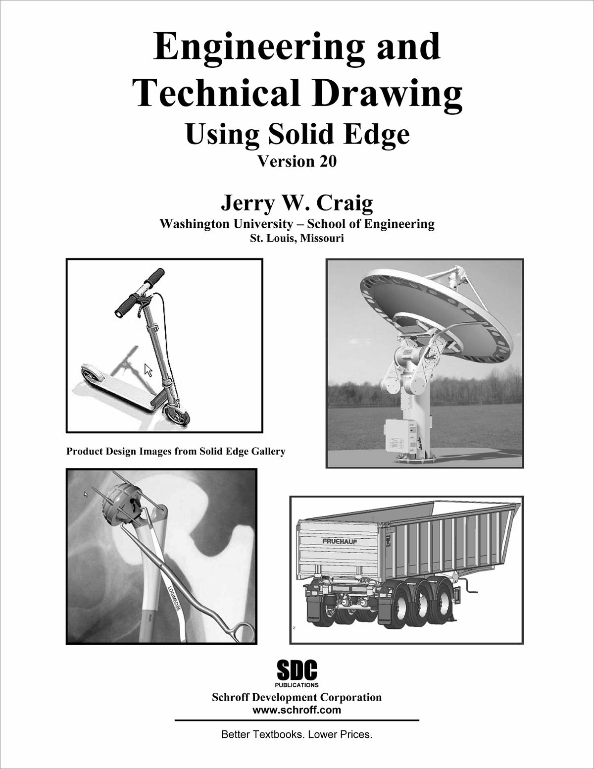 Engineering and Technical Drawing Using Solid Edge Version 20, Book ...