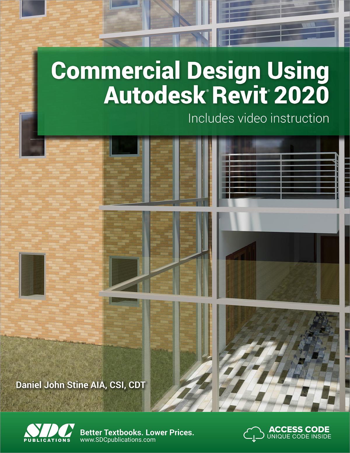 Commercial Design Using Autodesk Revit 2020, Book 9781630572488 SDC