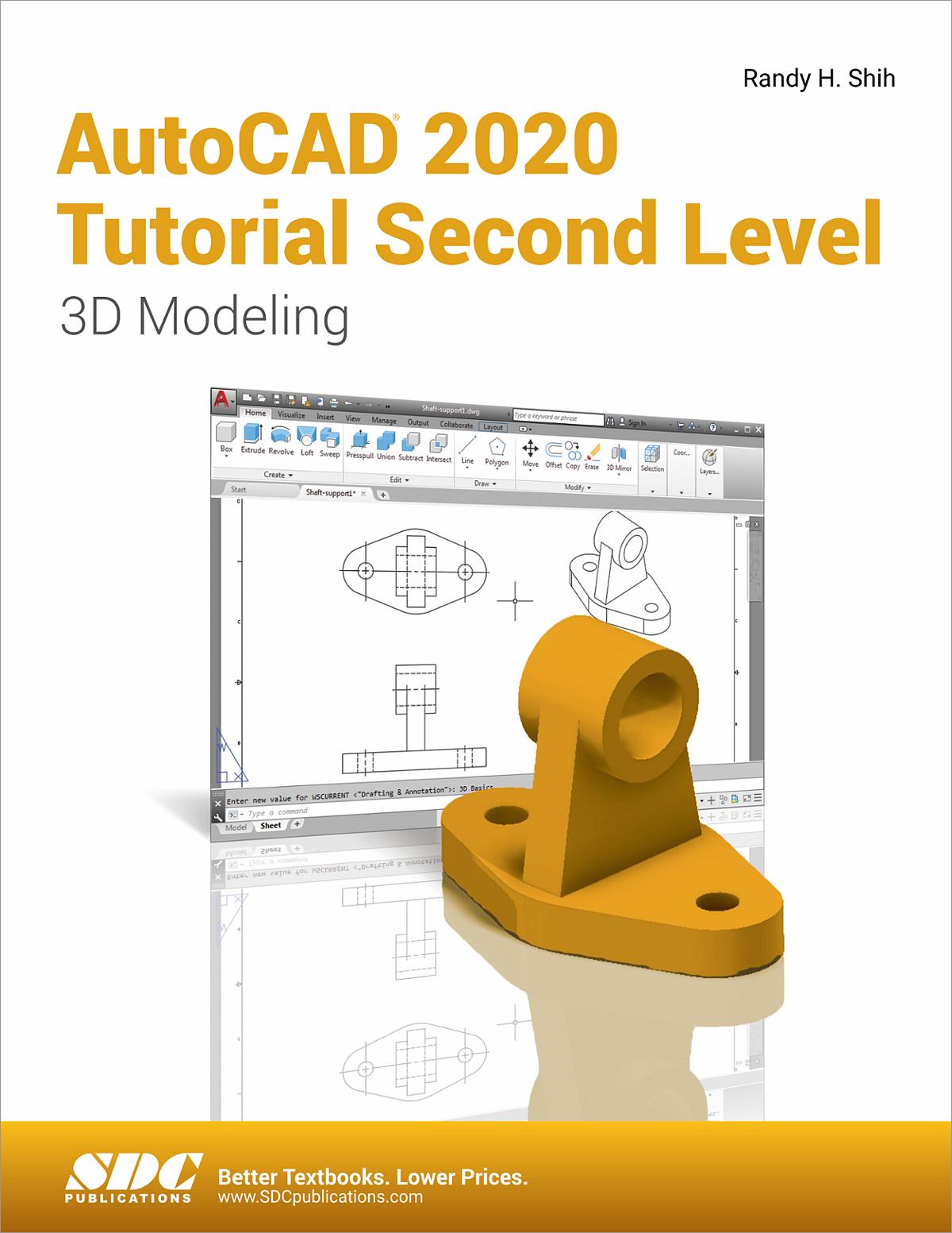 AutoCAD 2020 Tutorial Second Level 3D Modeling, Book 9781630572709 ...