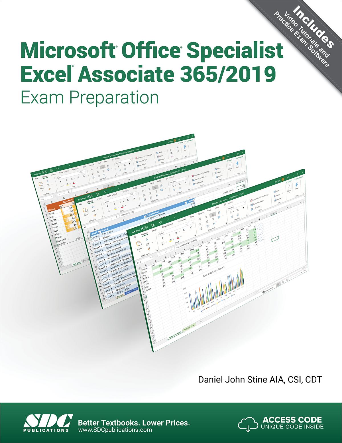 Microsoft Office Specialist Excel Associate 365/2019 Exam Preparation ...