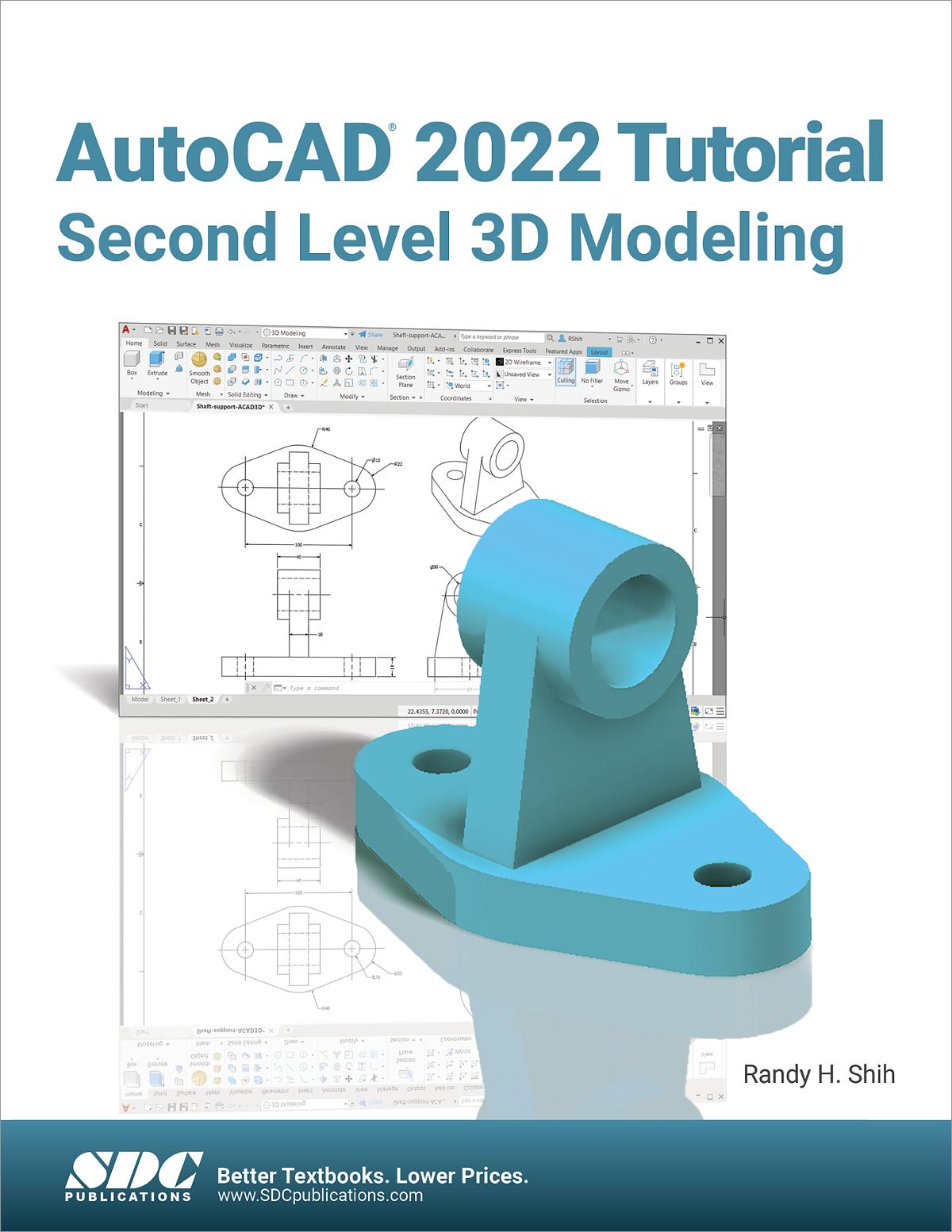 AutoCAD 2022 Tutorial Second Level 3D Modeling, Book 9781630574482 ...