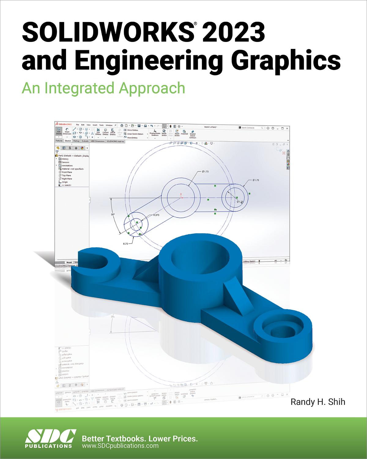 Solidworks 2023 and engineering graphics book 9781630575540 sdc