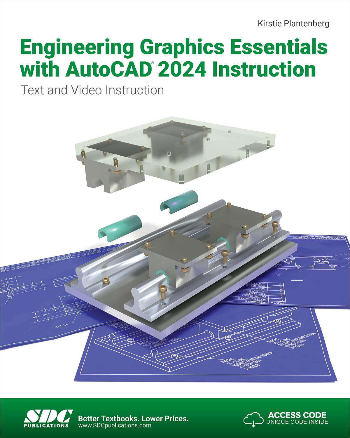 Engineering Graphics Essentials with AutoCAD 2024 Instruction, Book ...