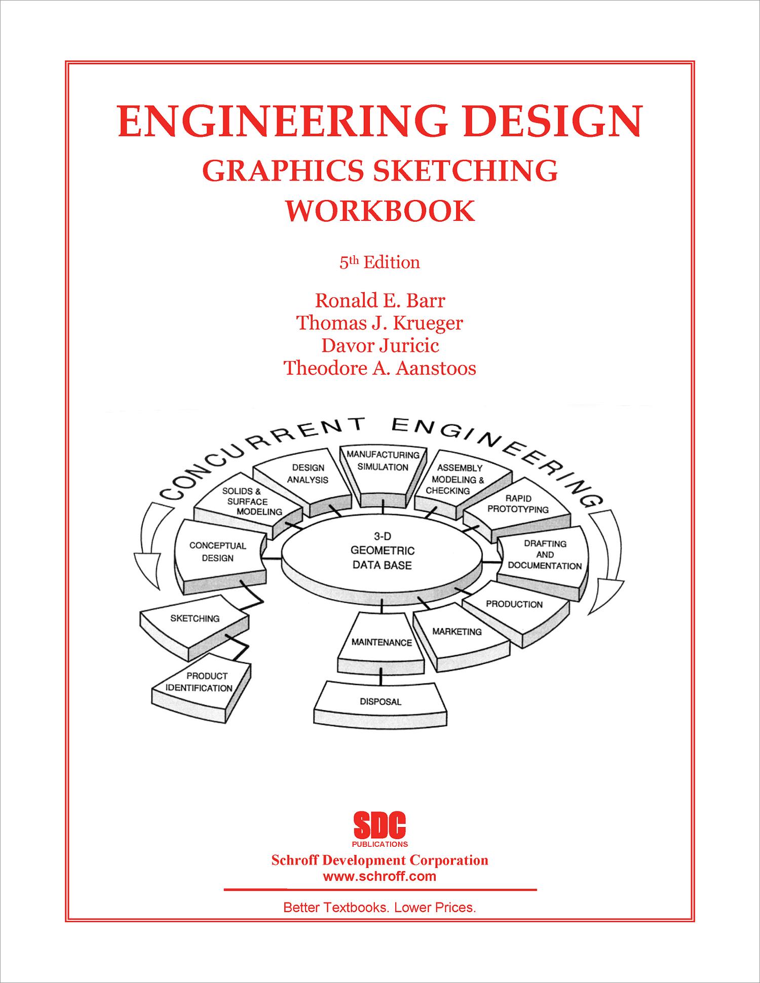 Engineering Design Graphics Sketching Workbook, Book 9781585031672