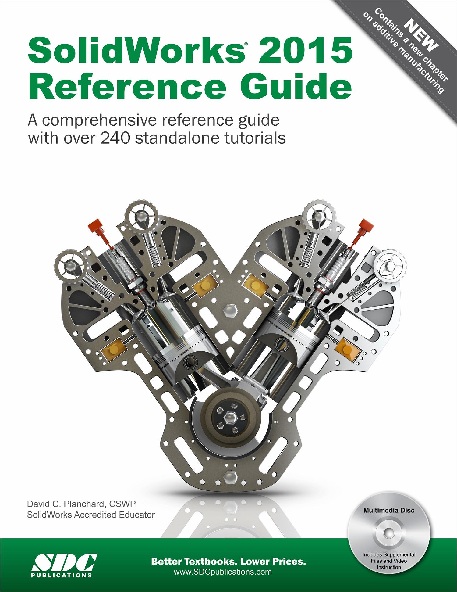 SolidWorks 2015 Reference Guide, Book 9781585039142 - SDC Publications
