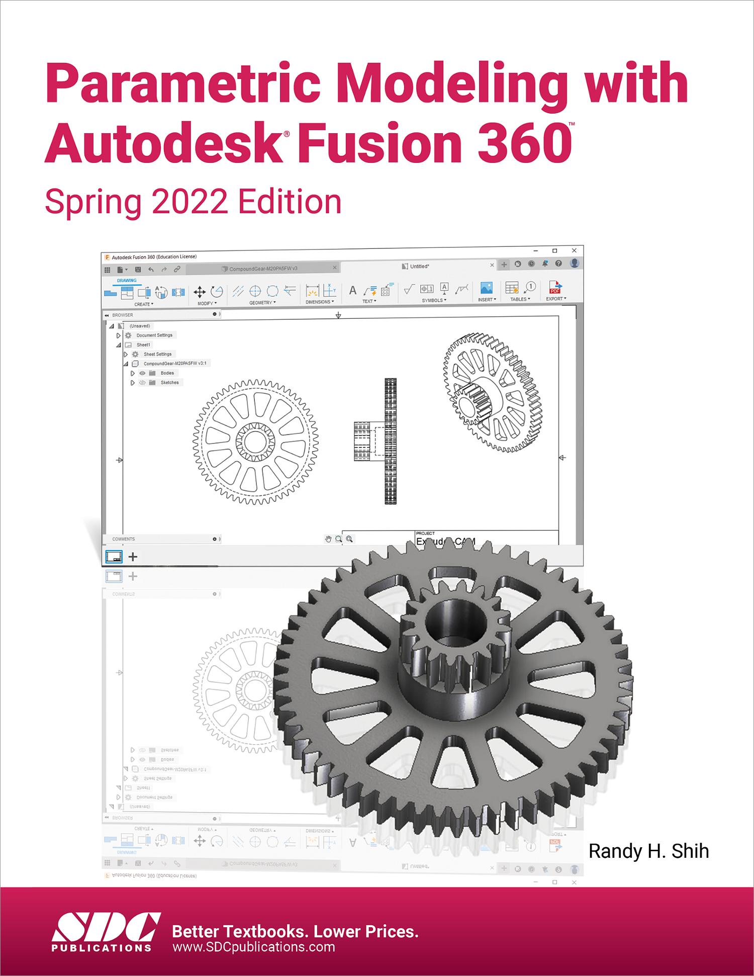Parameterization Book Parametric Modeling with Autodesk Fusion 360, Book 9781630574987 - SDC ...