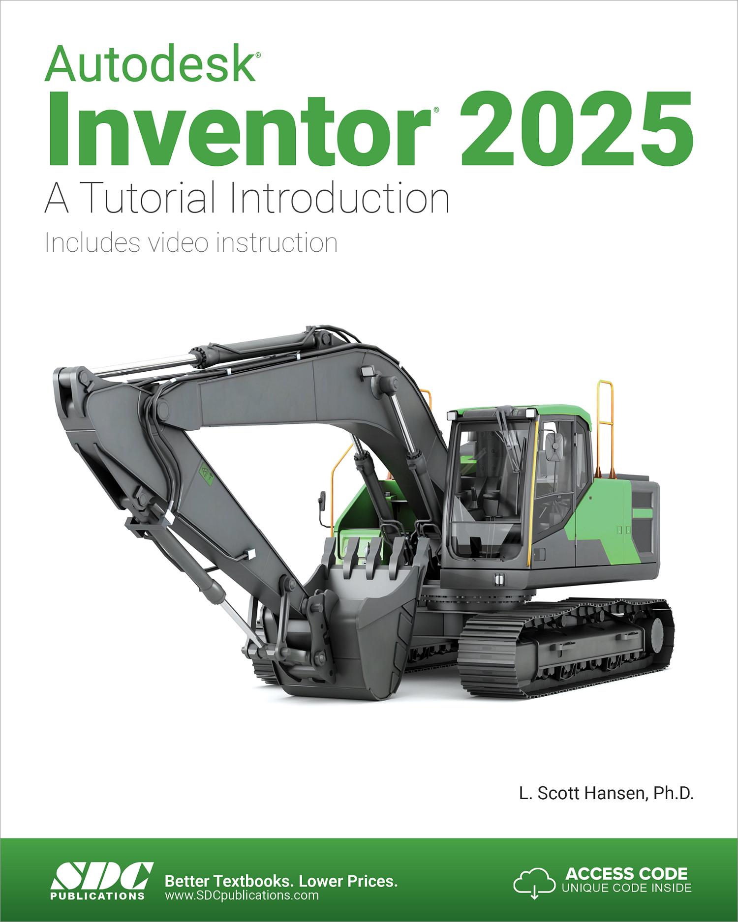 Autodesk Inventor 2025, Book 9781630576547 - SDC Publications