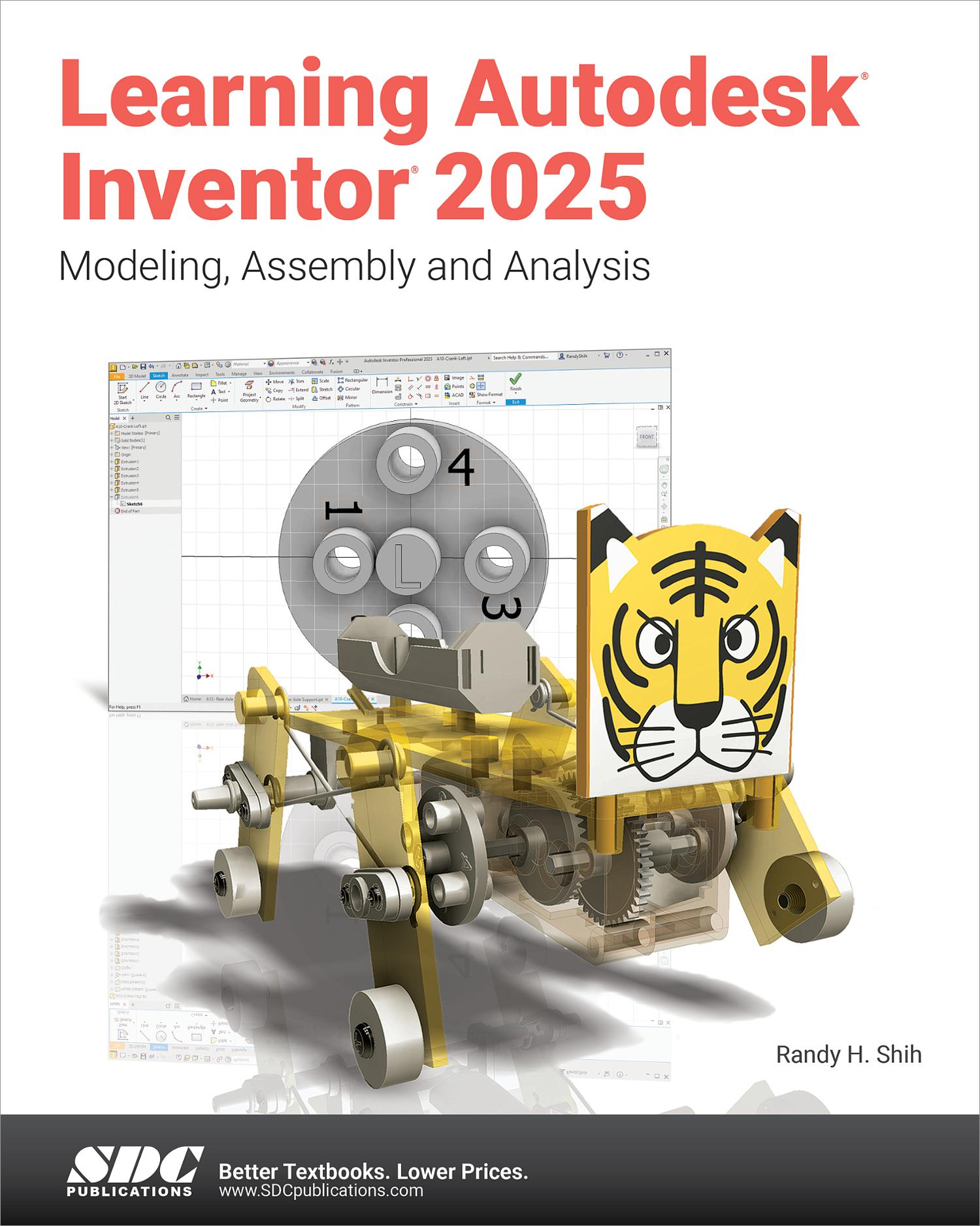 Learning Autodesk Inventor 2025, Book 9781630576691 SDC Publications