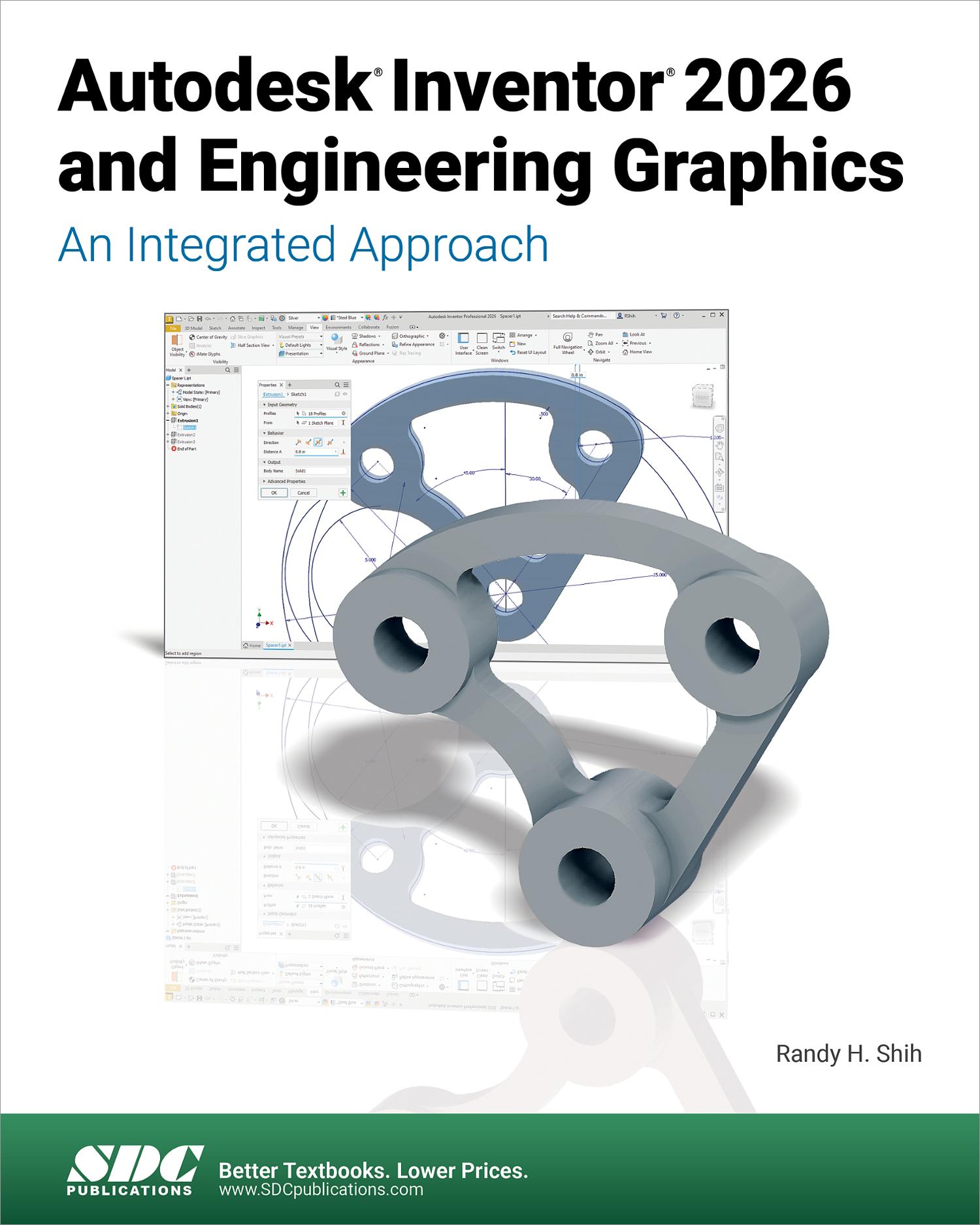 Autodesk Inventor 2026 And Engineering Graphics Book 9781630577414 Autodesk inventor 2026 and engineering graphics book 9781630577414