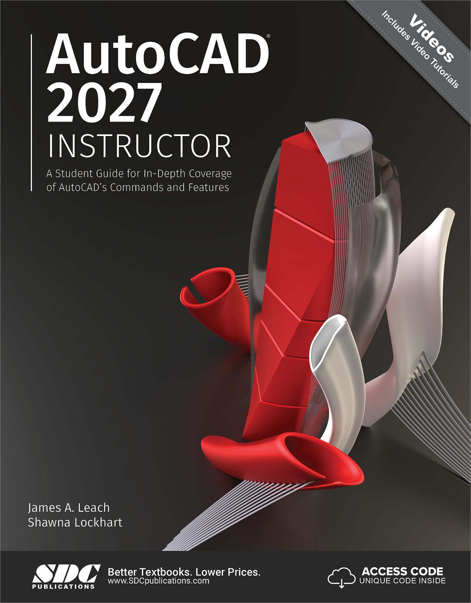 AutoCAD 2027 Instructor, Book 9781630578077 - SDC Publications