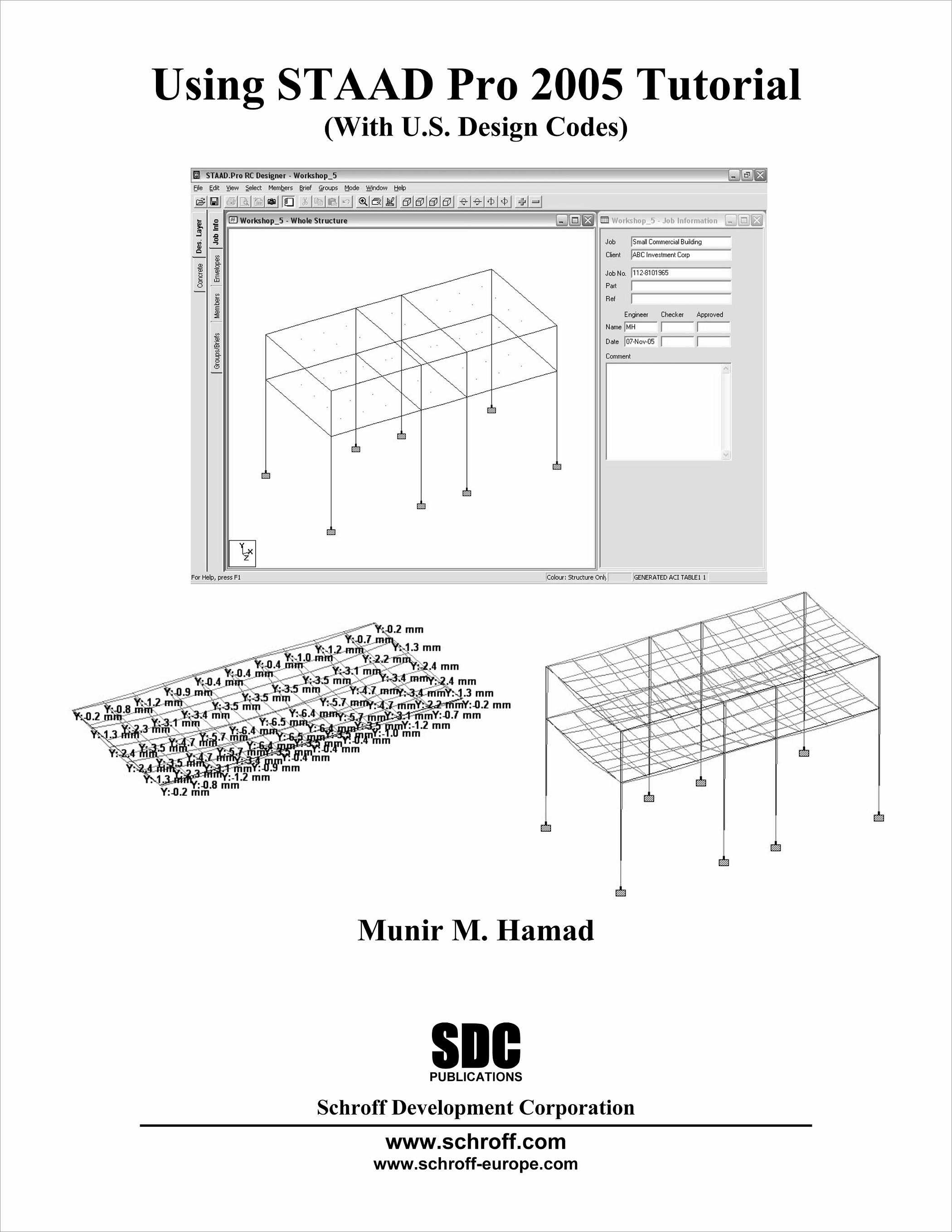 steel structure design using staad pro