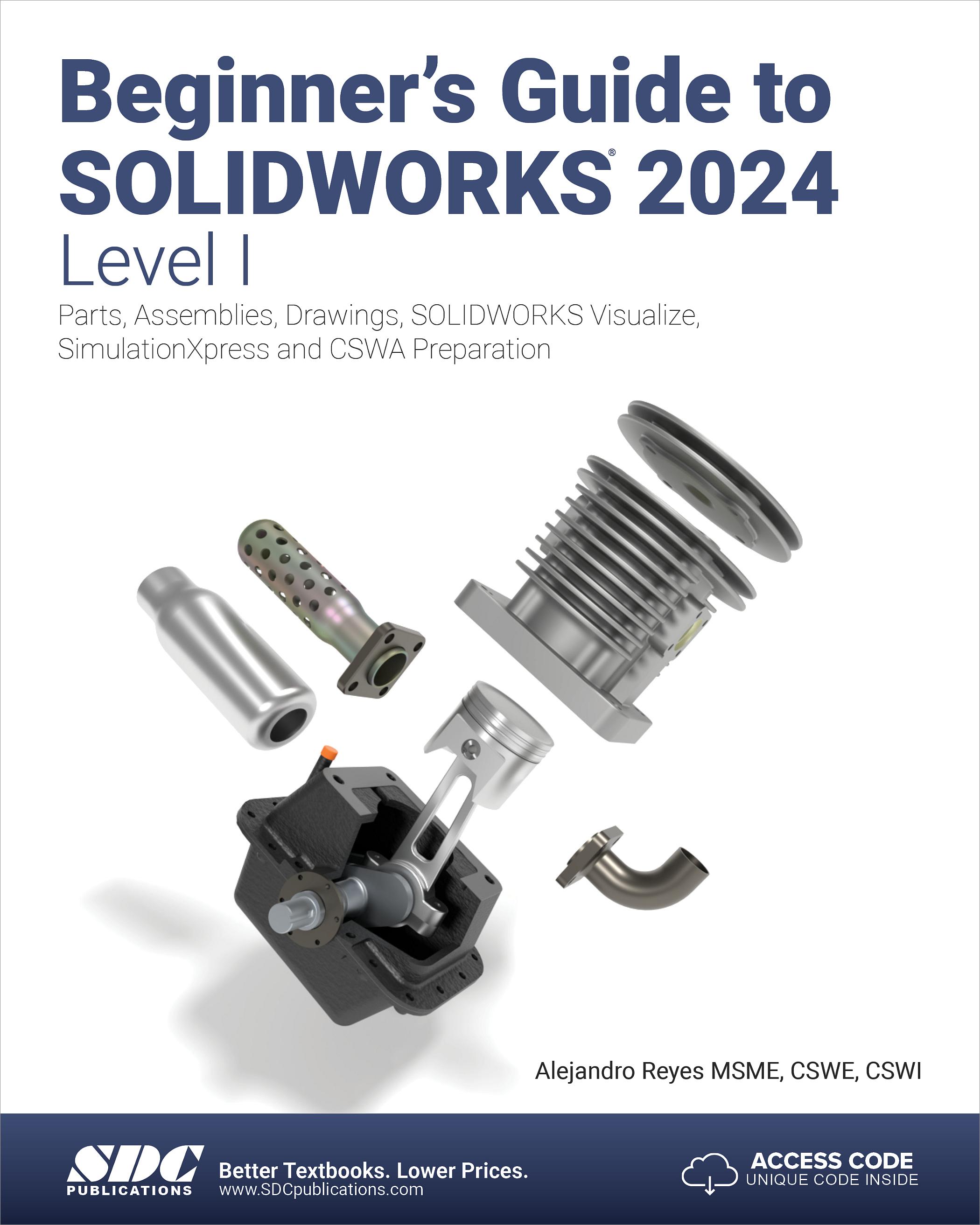 Beginner's Guide to SOLIDWORKS 2024 Level I, Book 9781630576288 SDC