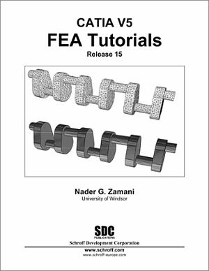 CATIA V5 FEA Tutorials Release 15 book cover