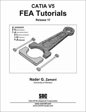 CATIA V5 FEA Tutorials Release 17 book cover