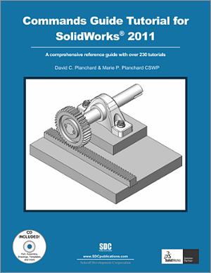Commands Guide Tutorial for SolidWorks 2011 book cover