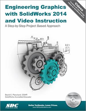 Engineering Graphics with SolidWorks 2014 and Video Instruction book cover