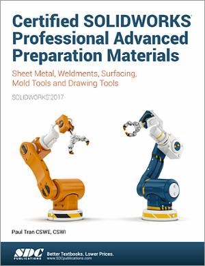 Certified SOLIDWORKS Professional Advanced Preparation Material book cover