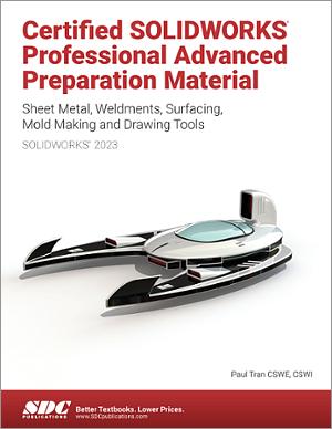 Certified SOLIDWORKS Professional Advanced Preparation Material book cover