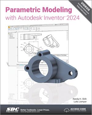 Parametric Modeling with Autodesk Inventor 2024 book cover