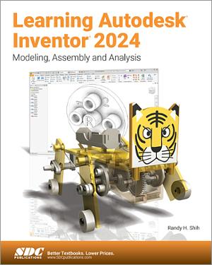 Learning Autodesk Inventor 2024 book cover