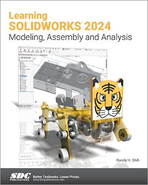 Learning SOLIDWORKS 2024 book cover