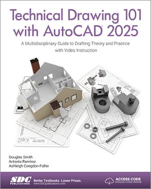 Technical Drawing 101 with AutoCAD 2025 book cover