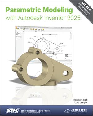 Parametric Modeling with Autodesk Inventor 2025 book cover