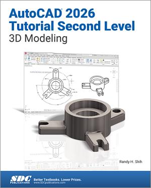 AutoCAD 2026 Tutorial Second Level 3D Modeling book cover