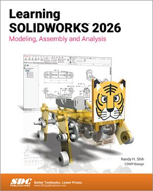 Learning SOLIDWORKS 2026 book cover
